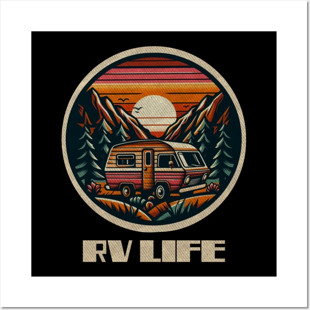 Rv life outdoors Wall Art by Tofuvanman